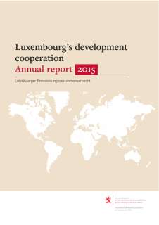 Annual report 2015 of Luxembourg's development cooperation