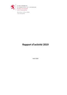 Rapport d’activité 2019 du Département de la mobilité et des transports