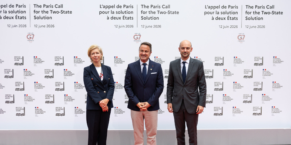 Bettel Presses for Two-State Solution Amidst Escalating Crisis