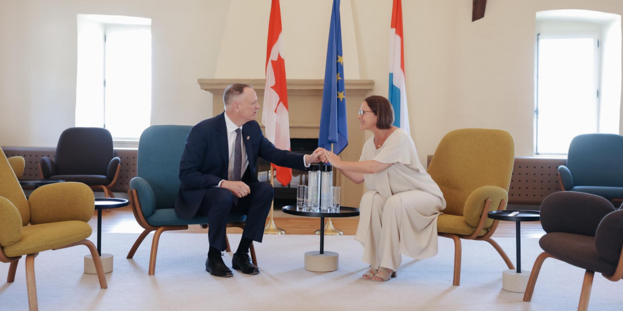 Luxembourg Strengthens NATO Ties with Canadian Defense Minister Visit