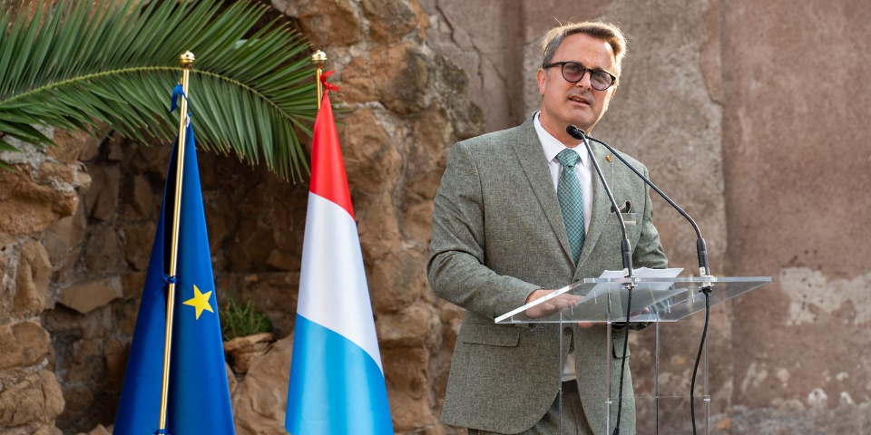 Bettel Marks Italy Visit - Strengthening Bilateral Ties