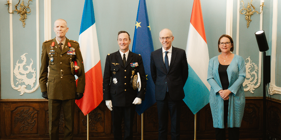 Frieden Awards Mandon with Luxembourg’s Highest Military Decoration – Strengthening Franco-Luxembourg Security Ties