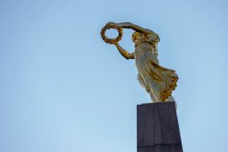 Cérémonie commémorative à l’occasion du centenaire de l’inauguration du monument du Souvenir (Gëlle Fra), le 27 mai 2023