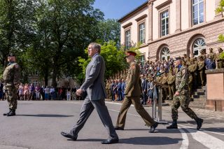 Fête nationale 2023: cérémonie militaire à Diekirch 