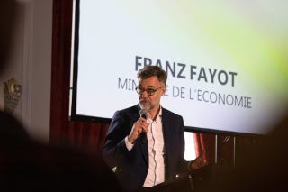 Le ministre Franz Fayot lors de son discours
