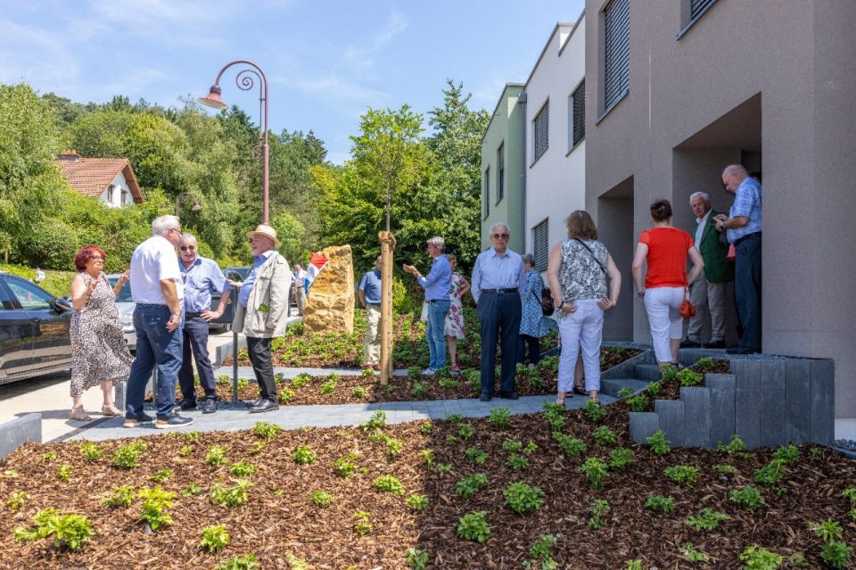 Inauguration du projet "Domaine An der Uecht" à Buschdorf