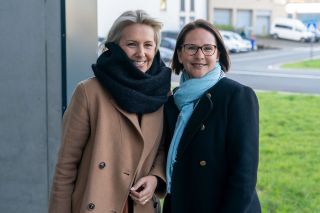 (fr. l. to r.) Ludivine Dedonder, Minister of Defence of the Kingdom of Belgium; Yuriko Backes, Minister of Defence, Minister of Mobility and Public Works, Minister for Gender Equality and Diversity