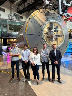 Luxembourg Trainees in internship at ESA in the context of the Young Graduate Trainee programme