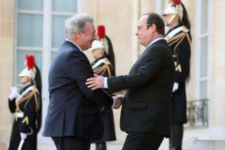 (de g. à dr.): Jean Asselborn; François Hollande