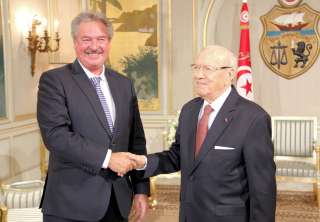 Jean Asselborn avec le Président de la République tunisienne, Béji Caid Essebsi, Jean Asselborn avec le président de la République tunisienne, Béji Caid Essebsi
