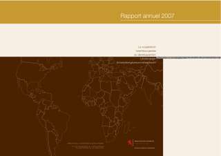 Rapport annuel 2007 de la Coopération luxembourgeoise