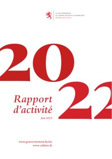 Rapport d'activités 2022 du ministère de la Culture