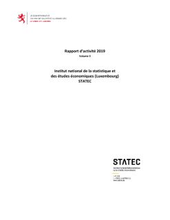 Rapport d'activité 2019 de l'Institut national de la statistique et des études économiques (STATEC)
