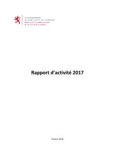 Rapport d'activité 2017 du ministère de l'Éducation nationale, de l'Enfance et de la Jeunesse