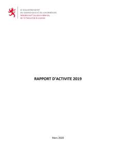 Rapport d'activité 2019 du ministère de l’Éducation nationale, de l’Enfance et de la Jeunesse