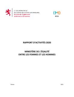 Rapport d’activité 2020 du ministère de l’Égalité entre les femmes et les hommes