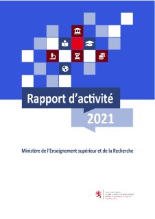 Rapport d'activité 2021 du ministère de l’Enseignement supérieur et de la Recherche