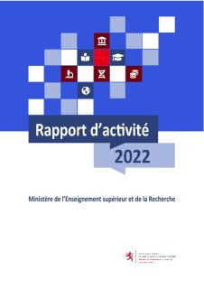 Rapport d’activité 2022 du ministère de l’Enseignement supérieur et de la Recherche
