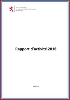 Rapport d'activité 2018 du ministère d'État