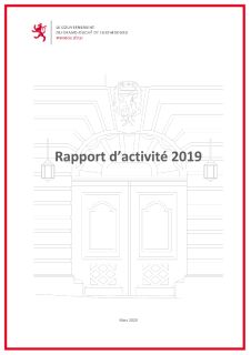 Rapport d'activité 2019 du ministère d'État