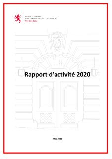 Rapport d'activité 2020 du ministère d'État