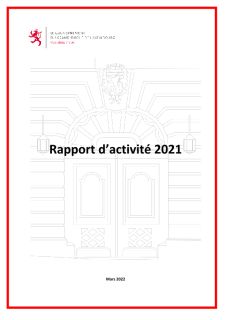 Rapport d'activité 2021 du ministère d'État