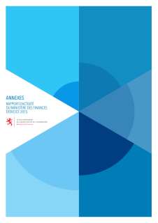 Rapport d'activité 2015 du ministère des Finances - Annexes