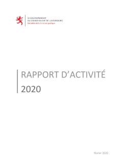 Rapport d’activité 2020 du ministère de la Fonction publique