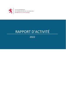 Rapport d’activité 2022 du ministère de la Fonction publique