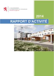 Rapport d'activité 2014 du ministère du Logement