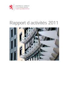 Rapport d'activité 2011 de l'Inspection générale de la police