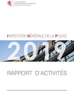 Rapport d'activité 2019 de l'Inspection générale de la police