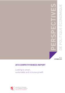 Luxembourg competitiveness report 2010