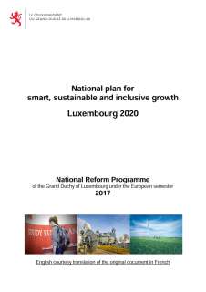 National Reform Programme of the Grand Duchy of Luxembourg 2017