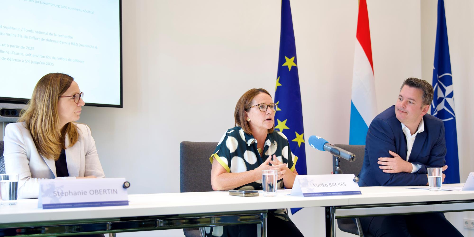 Yuriko Backes, Lex Delles et Stéphanie Obertin annoncent le lancement d ...