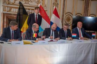 Signature du nouveau traité Benelux