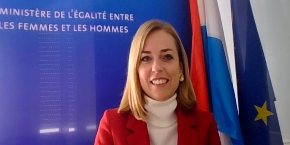 Taina Bofferding, ministre de l'Égalité entre les femmes et les hommes
