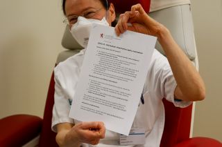Premières vaccinations contre la COVID-19 dans les établissements hospitaliers du Luxembourg, le 12 janvier 2021