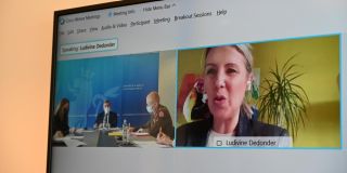 La ministre belge de la Défense, Ludivine Dedonder