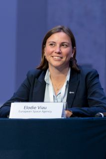 Elodie Viau, directrice télécommunications et applications intégrées de l'Agence spatiale européenne (ESA)
