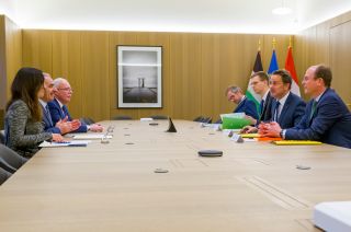 Entrevue avec le Premier ministre, ministre d’État, Xavier Bettel - réunion de travail