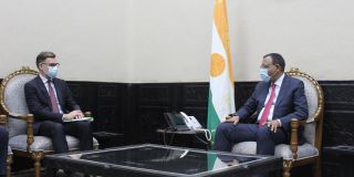 Franz Fayot avec Mohamed Bazoum, Président de la République du Niger