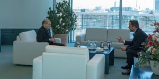 Entrevue de Xavier Bettel avec Olaf Scholz, chancelier fédéral de la république fédérale d'Allemagne