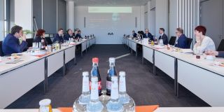 Réunion de la délégation luxembourgeoises avec des représentants de Siemens Healthineers