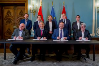 Signature de l’accord entre le gouvernement, l’UEL, la CGFP et le LCGB suite aux réunions du comité de coordination tripartite, le 30 mars 2022