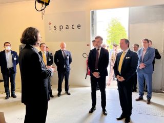 Visit to ispace Europe on the occasion of the celebration of its 5 years presence in Luxembourg