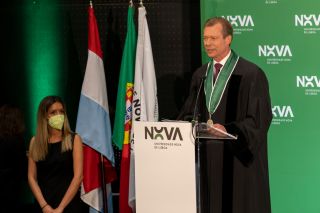 12.05. - Université NOVA de Lisbonne - Remise du diplôme honoris causa à S.A.R. le Grand-Duc - Discours du lauréat, S.A.R. le Grand-Duc
