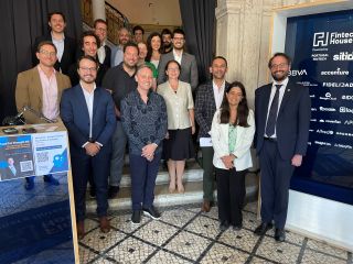 12.05. - Visit of the Fintech House Lisboa together with Luxembourg House of Financial Technology (LHoFT) in presence of Yuriko Backes, Minister of Finance - Group photo