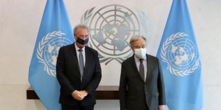 Jean Asselborn avec Antonio Guterres, secrétaire générale des Nations unies