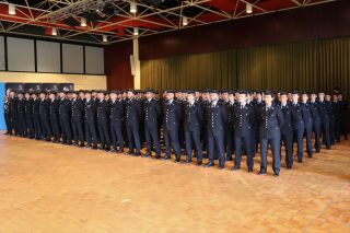 Serment spécial de 156 fonctionnaires-stagiaires policiers des groupes de traitement B1 et C1